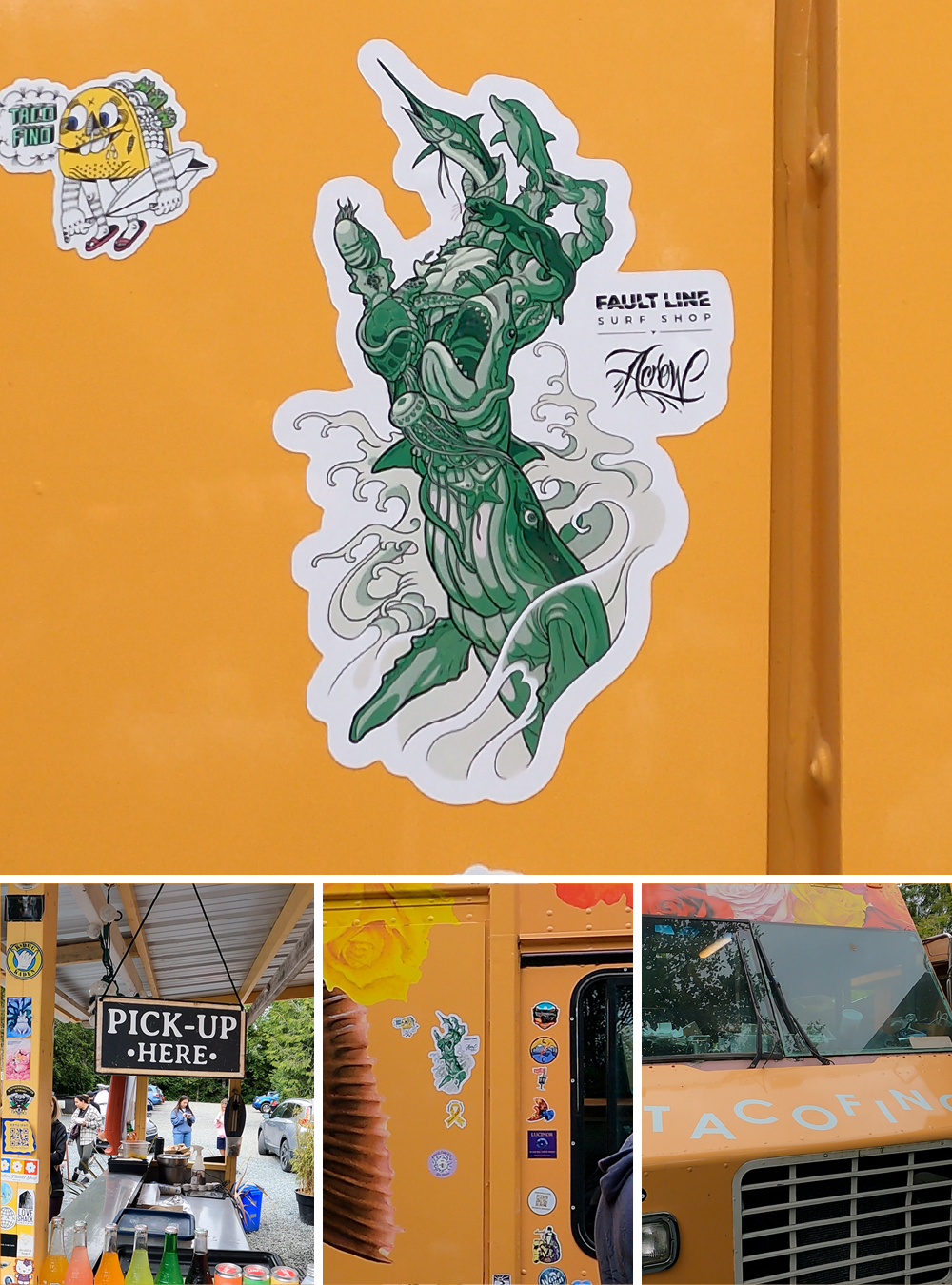 James Acrow X Fault Line sticker