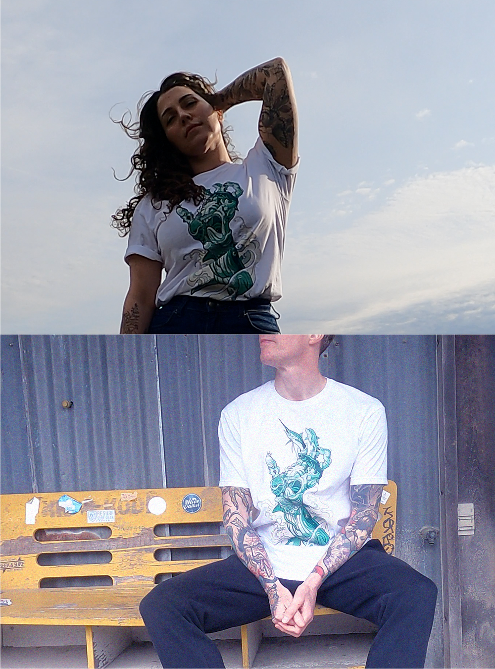 James Acrow X Fault Line t-shirt
